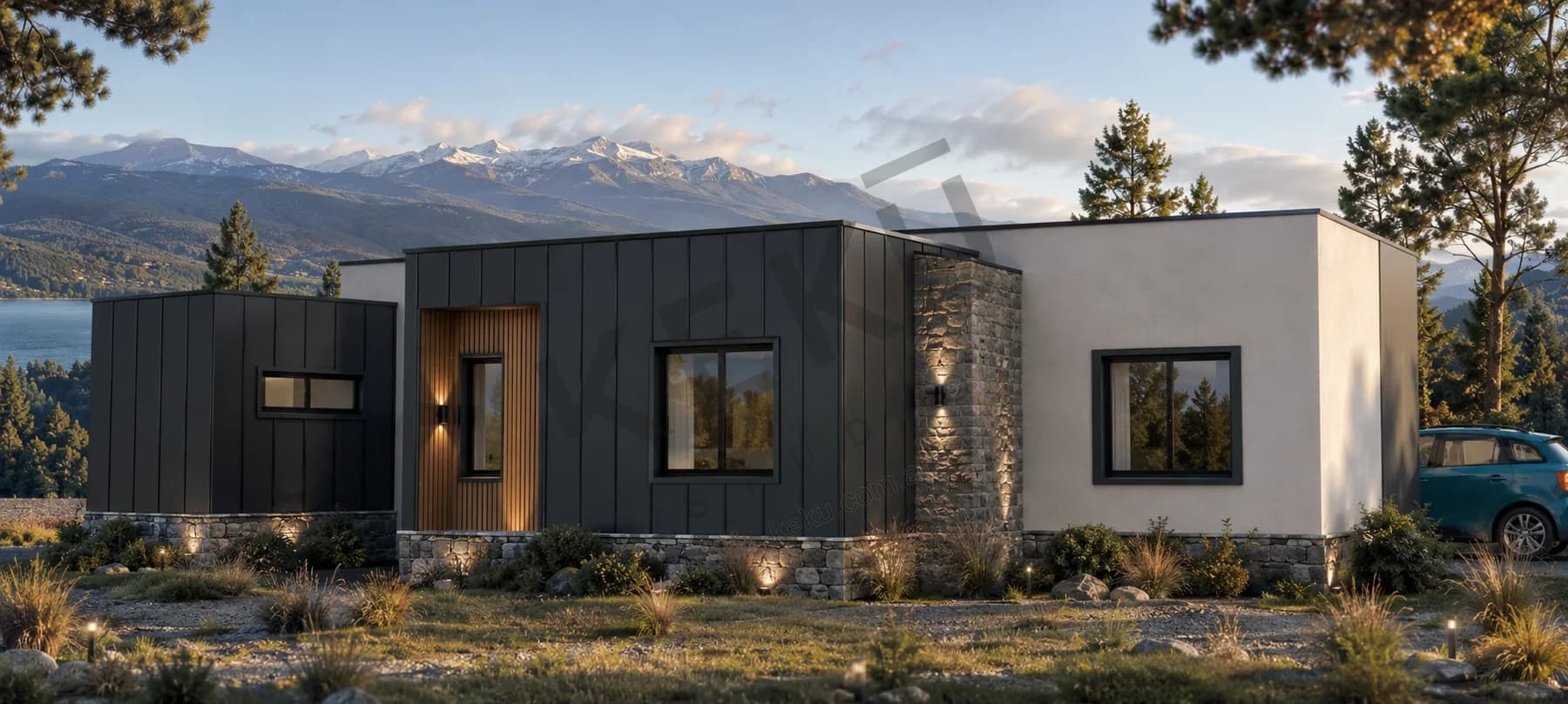 Bjorn, vivienda Steel Frame de 75 m²