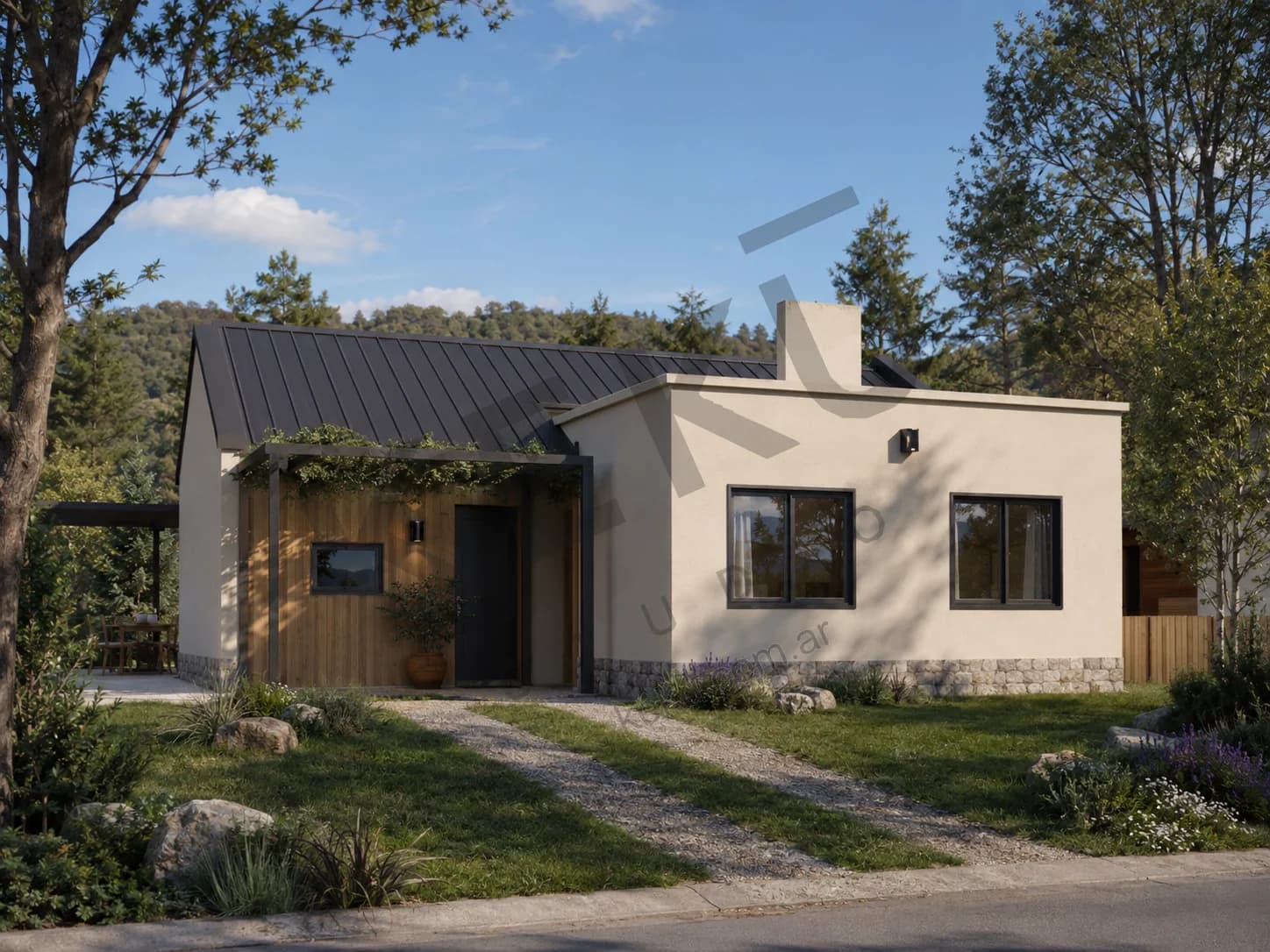 Ragnar, vivienda Steel Frame de 75 m²